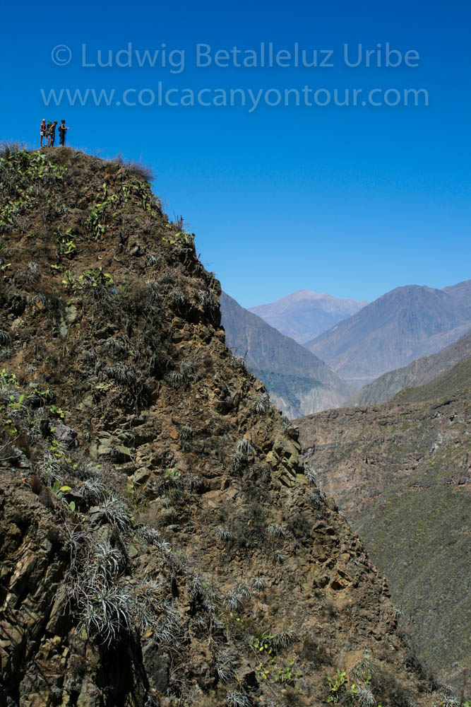 Hikers Colca Canyon